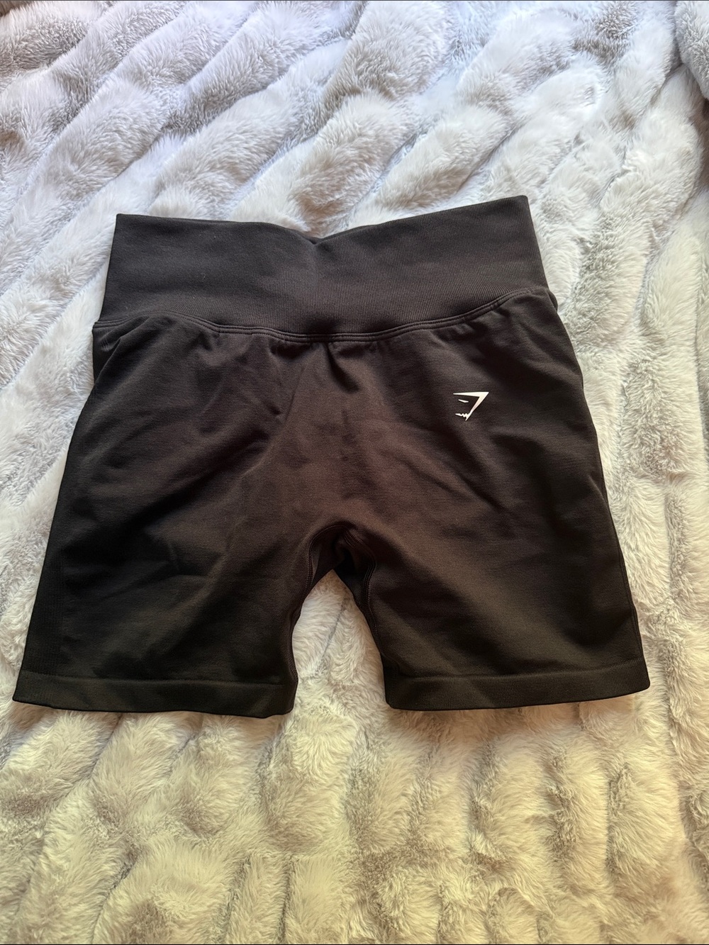 Gymshark Black Seamless High-Rise Bike Shorts